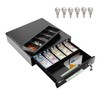 HK SYSTEMS 16" Heavy Duty Black POS Cash Drawer with