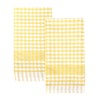Talking Tables 2 x Yellow Gingham Kitchen Tea Towels Table