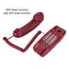 Desktop Wall Compact Telephone, Space-Saving Landline Phone with Answering Machine,