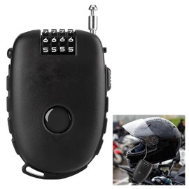 Cable Lock Combination Lock with 4 Number Discs and Wire Rope 90 cm Ideal as Scooter Lock, Bicycle Lock, Luggage, Motorcycles