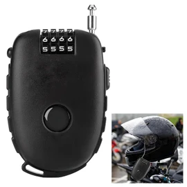 Cable Lock Combination Lock with 4 Number Discs and Wire Rope 90 cm Ideal as Scooter Lock, Bicycle Lock, Luggage, Motorcycles