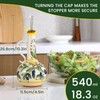 Gnlnkn 18 oz Ceramic Olive Oil Dispenser Bottle for Kitchen,