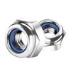 Pack of 30 Hex Nuts M5, Locking Nuts Stainless Steel