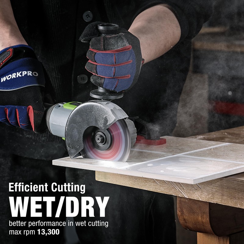 WORKPRO 2-Pack 115mm Super Thin Diamond Cutting Discs, Diamond Saw