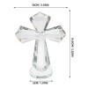 Figura Decorativa Cruz De Cristal Para Hogar Cross Ornament