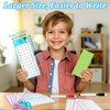 HJZHII Pack of 15 Flashcards with 2 Dry Wipe Markers,