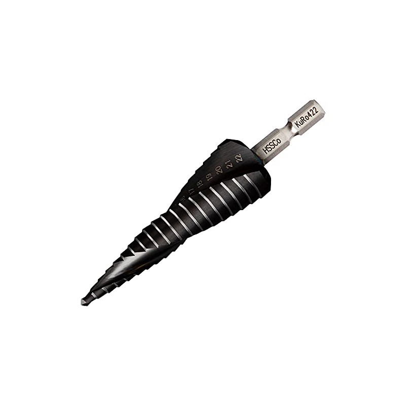 Winning Bore KURO Step Drill Titanium Nitride Aluminum Coating 0.1