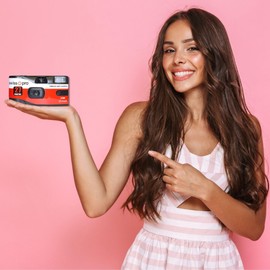 Disposable Cameras Multipack - Bundle with 3 X Swiss+Pro Disposable Camera Single-Use Film Cameras with 27 Exposures and Clikoze Disposable Photography Tips Card