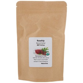 Rosehip - Rosa canina Loose Seedless Cut from 100% Nature - Nature Tea (8 oz)