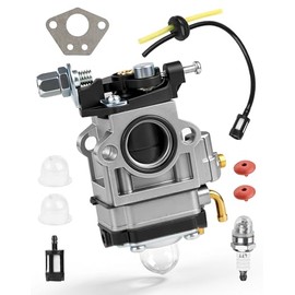 Vergaser für Motorsense 52cc 49cc 43cc mit Zündkerze Dichtung Schlauch und Benzinfilter