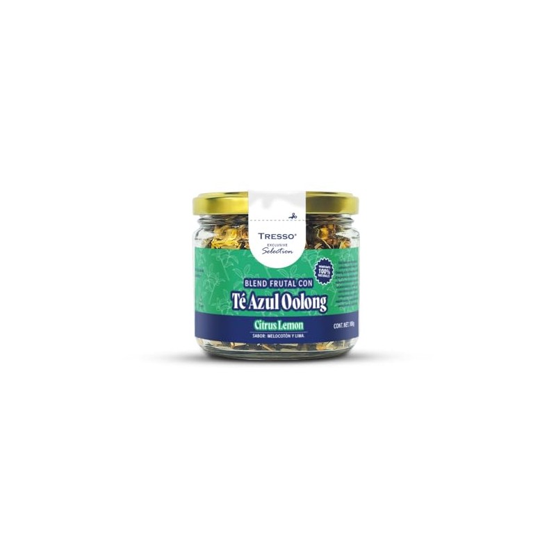 TRESSO Té Azul Óolong : Citrus Lemon 100 g