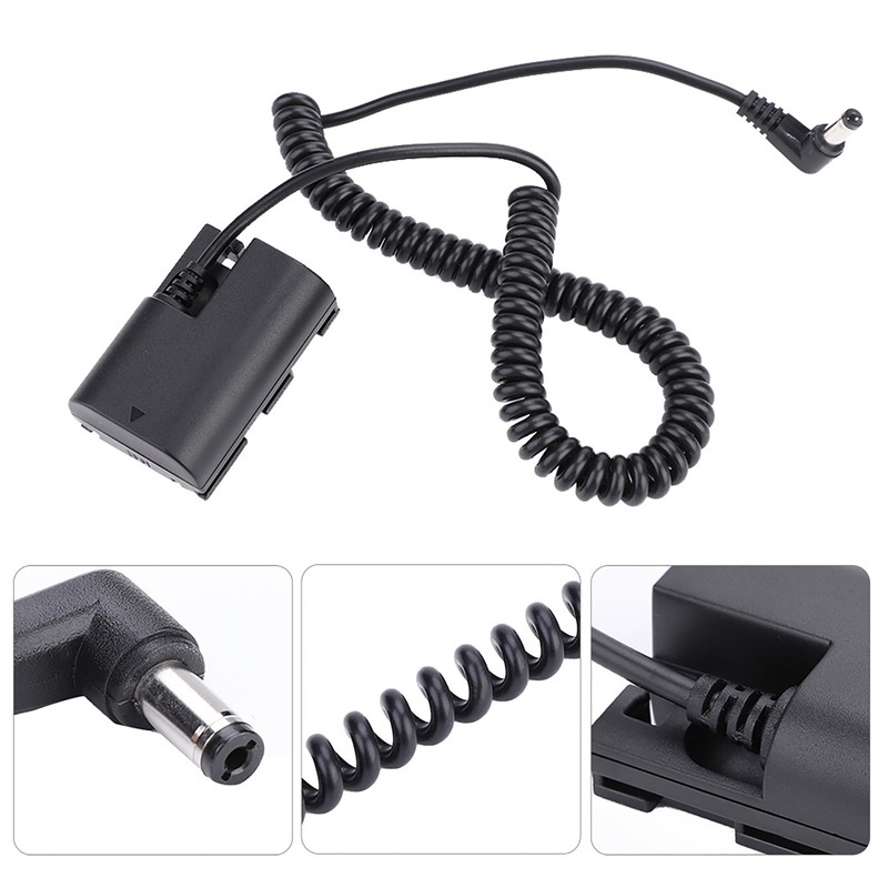 LP-E6 Power Dummy Battery Pack DC Coupler Connnector for Canon
