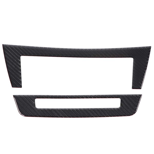 KIMISS Kohlefaserkonsole Zentrale Bedienfeldabdeckung Car Console Zentralverkleidung für W204(B)