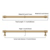10 Pack 10 Inch(254mm) Champagne Bronze Cabinet Pulls Heavy-Duty Solid