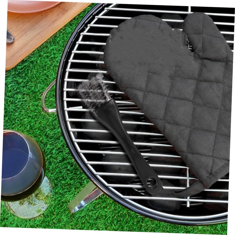 Operitacx Multi-use Stove Cleaning Brush Bbq Grill Brush Set for