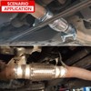 Autarboor Exhaust Flex Pipe, 2.25''x 8''Stainless Steel Heavy Duty Exhaust