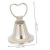 STOBAZA 10pcs Bell Table Card Decoration Hanging Bells Stand Wedding