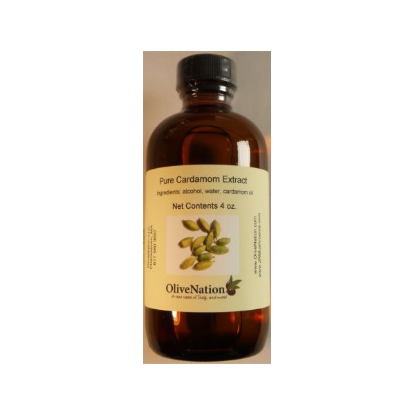 OliveNation Pure Cardamom Extract - 2 oz - Premium Quality Flavoring Extract with Rich Vibrant Taste