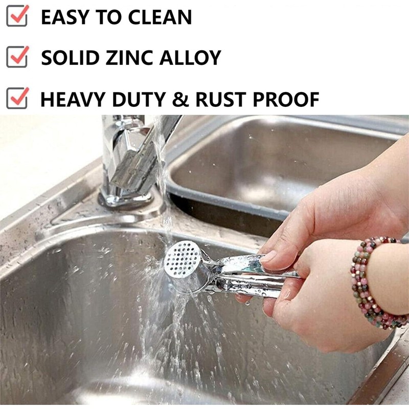 Professional Kitchen Garlic Press/Mincer/Crusher, Kitchen Ginger Crusher Mincer Chopper, User-Friendly