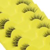 LZM QX08 Half Eyelashes, 10 Pairs of Artificial Eyelashes, Cateye