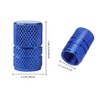 SENZEAL 20PCS Tire Valve Stem Caps Round Aluminum Car Tyre
