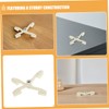 OHPHCALL 2pcs Sturdy Bed Canopy Fixing Clips Easy to Use