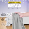 Sunshine Comforts Microfiber Flat Sheets King Size Breathable, Anti Wrinkle,