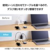 Elecom MPA-AC10367BK Charger, 67 W, 3 Ports, USB-C x 2,