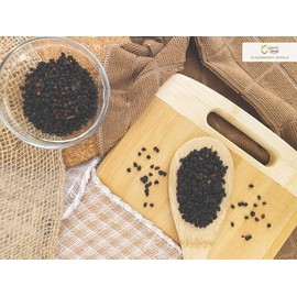 Organic Way Dried Elderberry Whole - Herbal Tea | European Wild-Harvest | Kosher & USDA Certified | Non-GMO & Gluten Free | Tested for Purity | 100% Raw from Albania (1LBS / 16Oz)