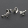 Touch Jewellery 925 Sterling Silver Tiny Bird Earrings