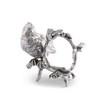 Vagabond House Pewter Metal Handcrafted Spring Song Bird Napkin Ring