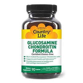 Glucosamine/Chondroitin Formula, 90 Caps by Country Life