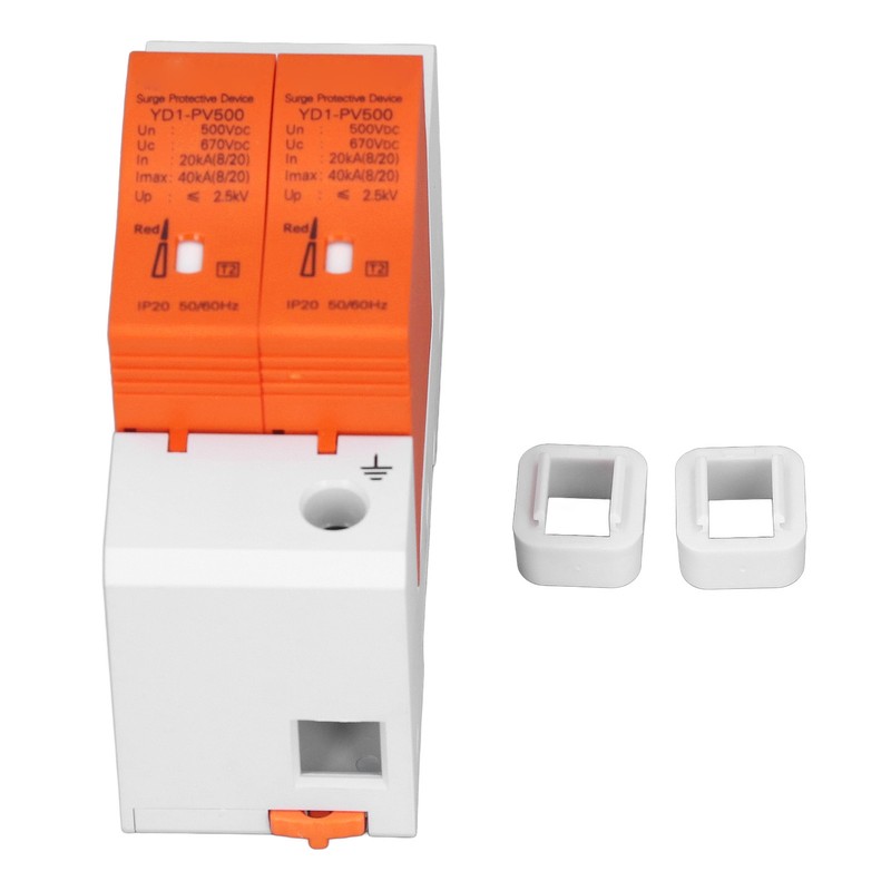 DC Surge Protector Visual Alarm Window Modular Design Protective Arrester