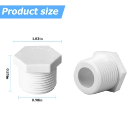 XINLIYA 12PCS RV Water Heater Drain Plug Kit, 3/4 Inch Touring Car Drain Stoppers Tool for A-twood Water Heaters, Caravan Drainage Accessories, Compatible with Camper Caravaning Campervan