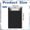 24 Pack Small Clipboards 4.7 x 7.3 Inch Mini Clipboards
