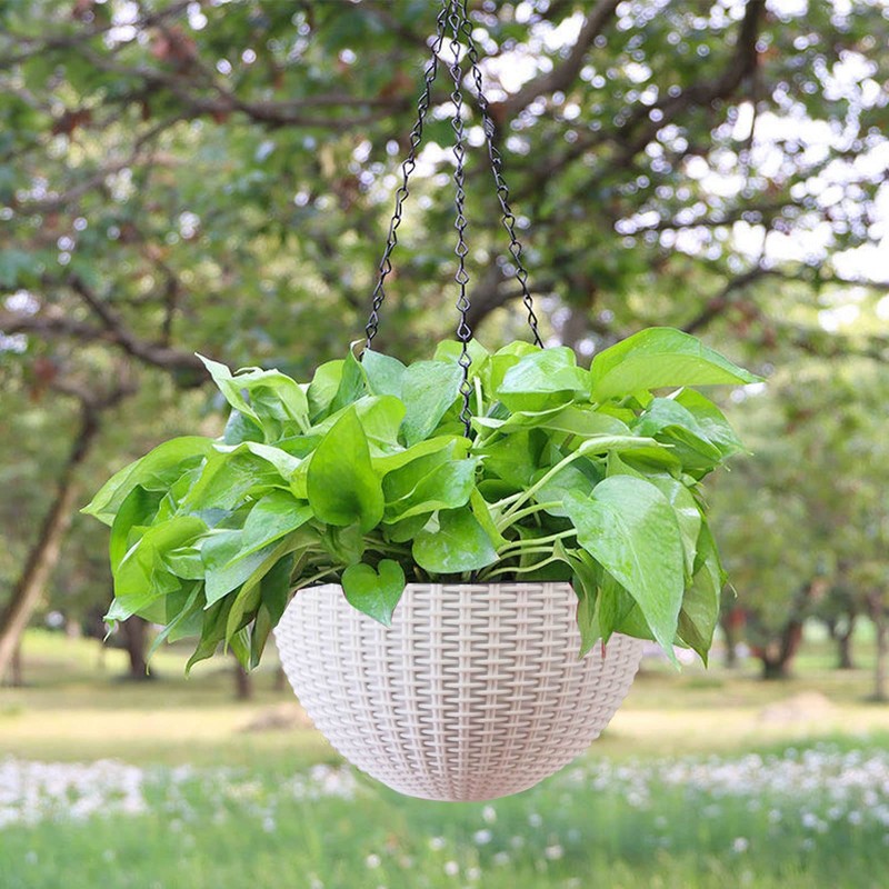 hifrom Flower Pots for Hanging, Hanging Basket Outdoor Baskets with