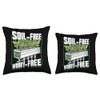 Hydroponics Graphic Aquaponics System Sustainable Gardening Throw Pillow