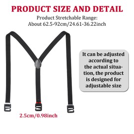 Tucnoeu Hidden Suspenders for Men Under Clothing Airport Hidden Suspenders Y-back Suspenders for Wedding and Graduation,Gift for Boyfriend Husband