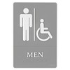 Quartet ADA Approved Women's Restroom Sign, Tactile Graphics, Molded Plastic,