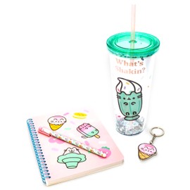 Culture Fly Pusheen - Ice Cream Tumbler + Stationary Bundle