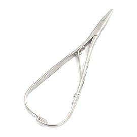 PC MATHIEU LIGATURE ELASTIC PLACING PLIER 6" NEEDLE HOLDER