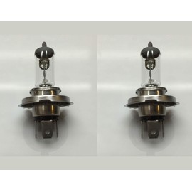 Dakatec 950003 Main Headlight Bulb H4 60/55 W 12 V Socket P43t (Pack of 2)