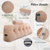 Gpround Wedge Headboard Pillows + Head Roll Pillow Bed Wedge