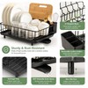 304 Stainless Steel Dish Drying Rack with 360° Rotating Drain
