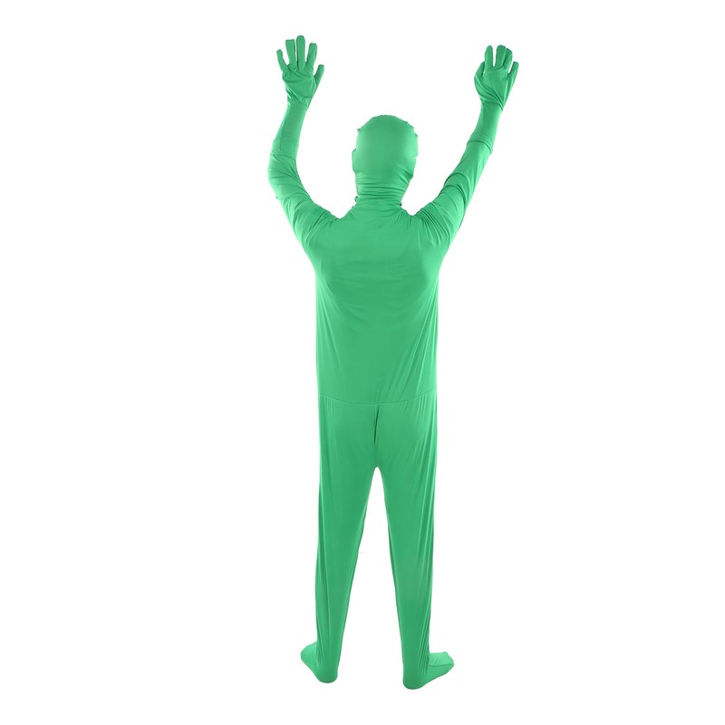 Green Screen Bodysuit Body Suit Full Body Split Design for
