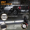 XRIDONSEN 35 inch White Traffic Advisor Light Bar 48 LED