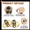 sourcing map 4Pcs M8 T-Nuts, Zinc Plated Steel Brad Hole