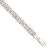 FB Jewels Solid 925 Sterling Silver Mesh Bracelet
