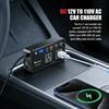 AWELTEC 200W Car Inverter 12V-110V AC Converter LED USB-C PD