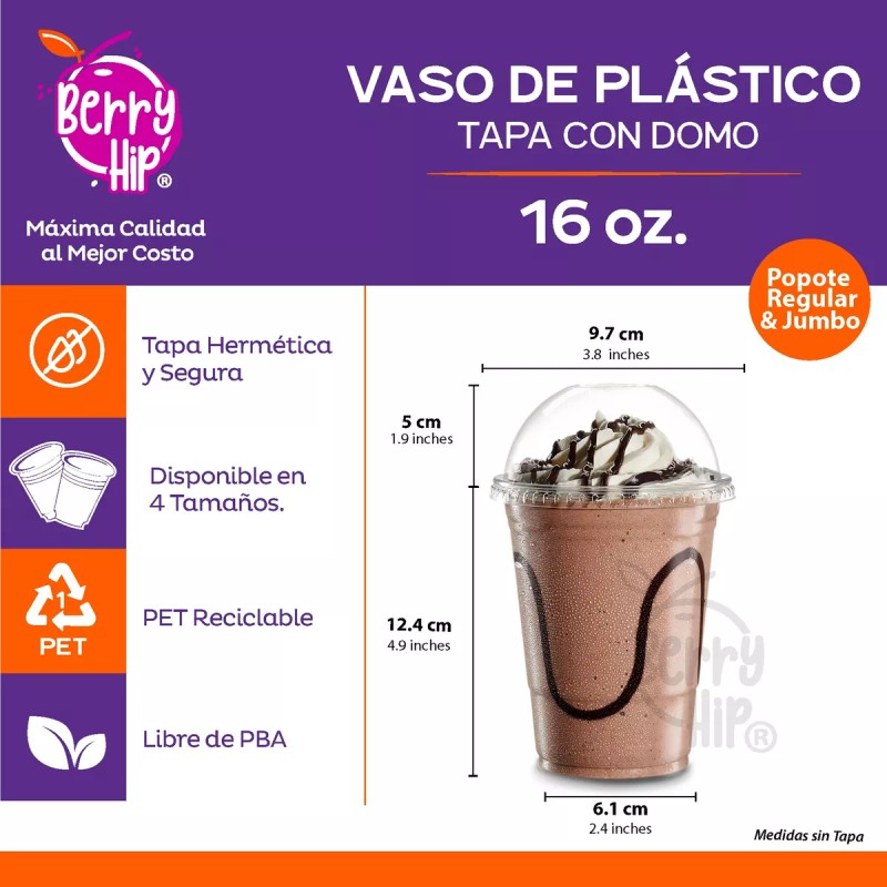 Desechables 500 Vasos Desechables De Plástico Con Tapa Tipo Domo
